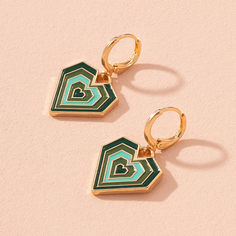 Pendientes Divertidos De La Aleación Del Corazón al por mayor